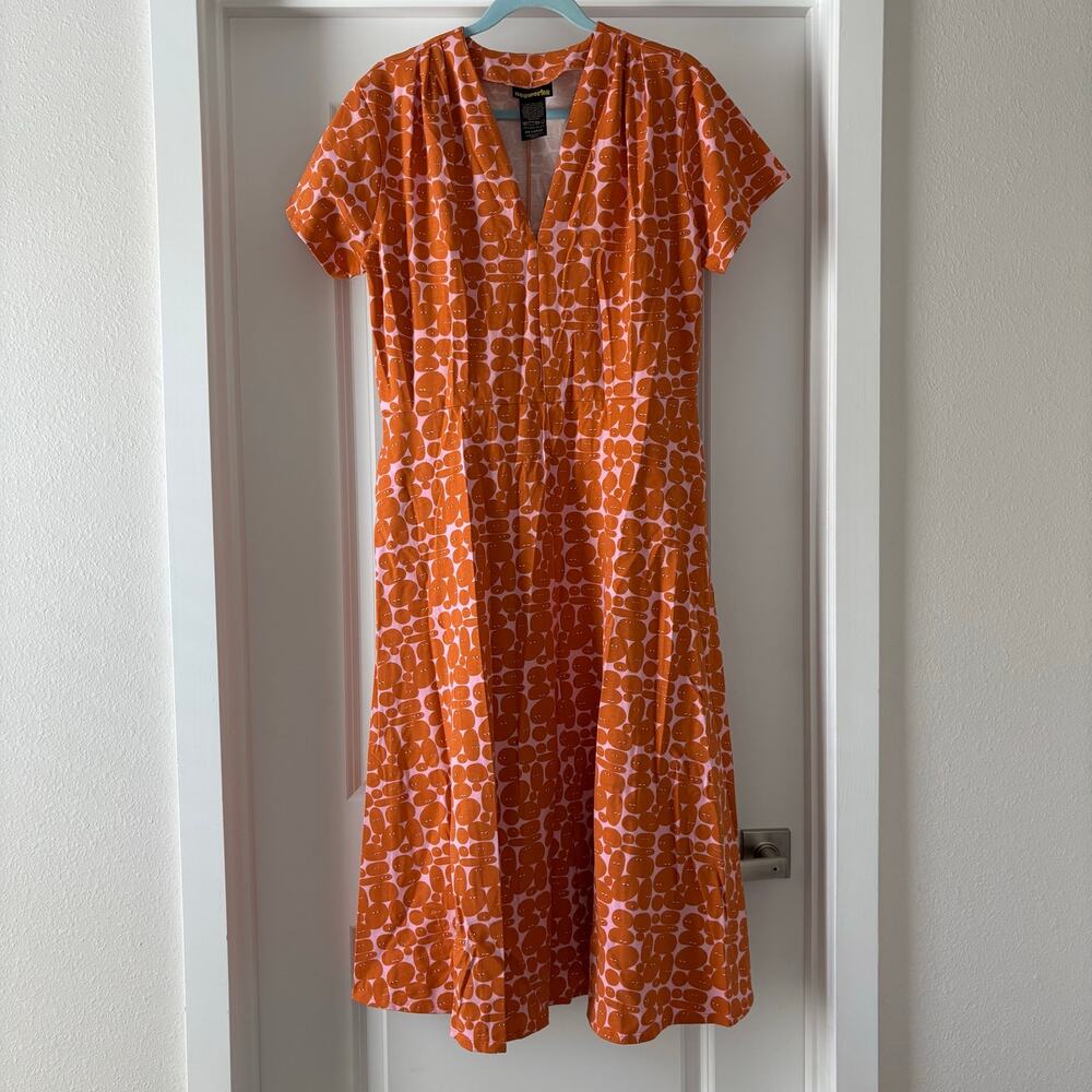 Nooworks Pebble People Greta Dress Size XXL Like New Dopamine Dressing Artist